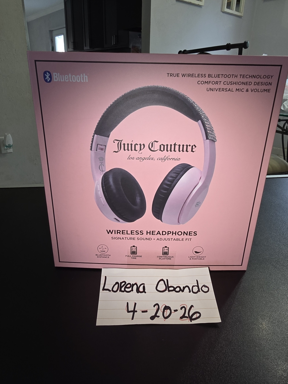 Juicy Couture Iridescent  Wireless Bluetooth Headphones